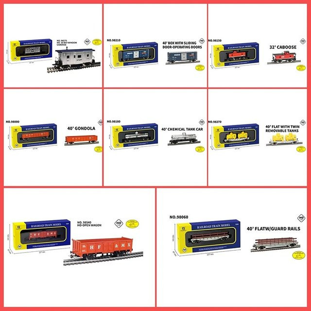 HYINUO Caboose/Boxcar/Frachtwagen/HO-OPEN WAGON, Zugmodell, 1:87, ab 14 Jahren - Bild 1