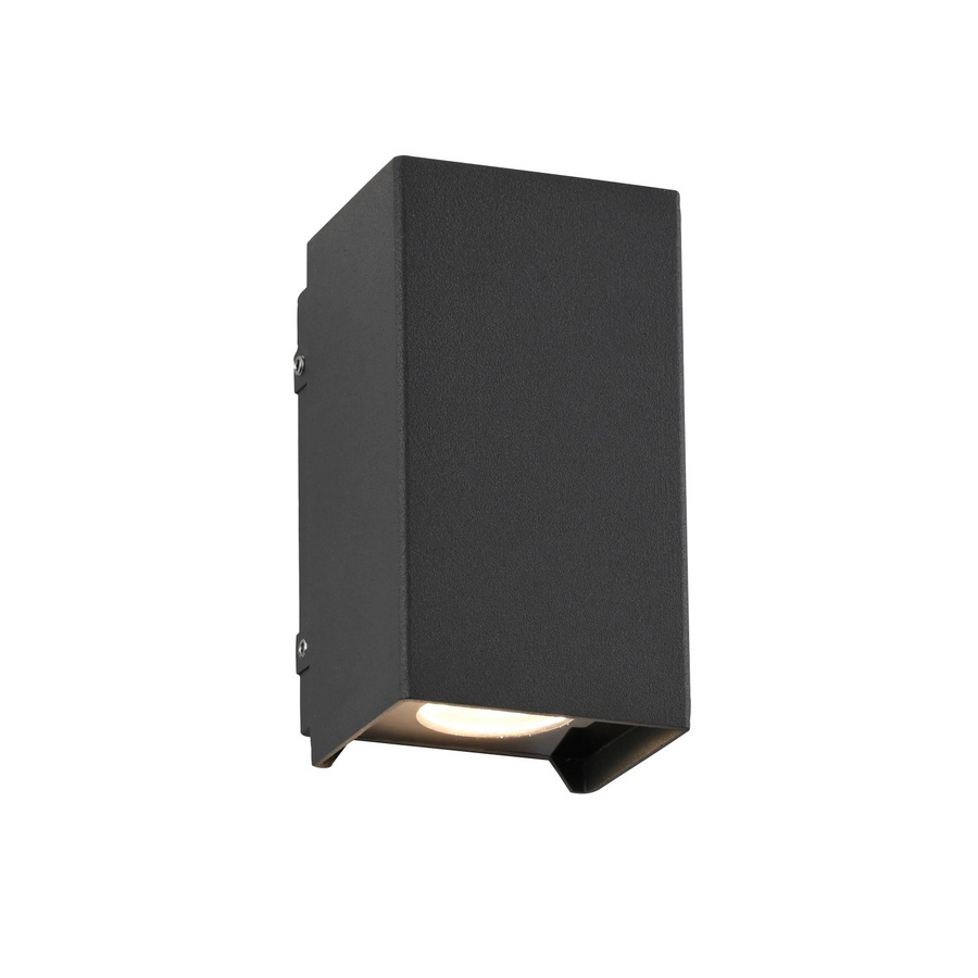 Paul Neuhaus LED-Wandleuchte Block in Anthrazit für Außenbereich, B/T/H: 13 x 7 x 6,2 cm - Bild 2