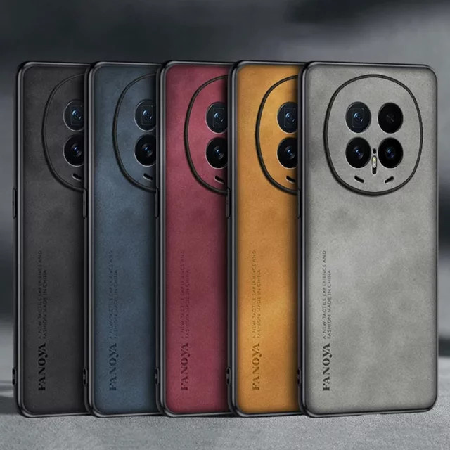 EUCAGR PU-Leder-Handyhülle für Honor Magic 8 Pro und Honor Magic8 Lite in Blau mit Silikon-Vollschutz - Bild 1