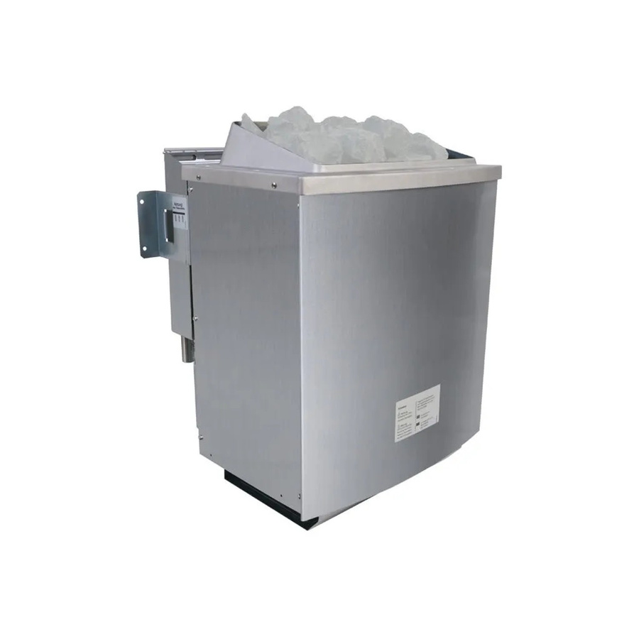 Karibu Bio-Combi Saunaofen 9 kW in Silber aus Edelstahl für externe Steuerung - Bild 2