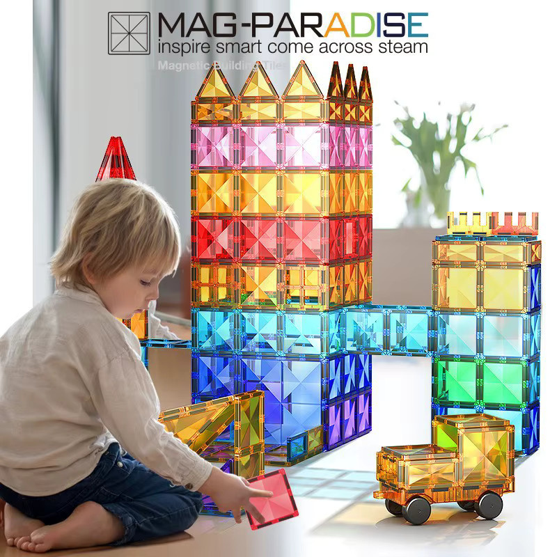 stemedu Magnetische Blatt Bausteine Set, Bunt / Mehrfarbig, Kunststoff - Bild 2