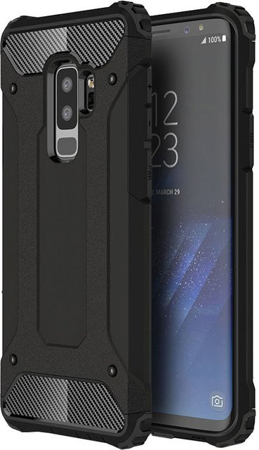 Techsuit Hybrid Armor Schutzhülle für Samsung Galaxy S9+ G965 in Schwarz - Bild 1