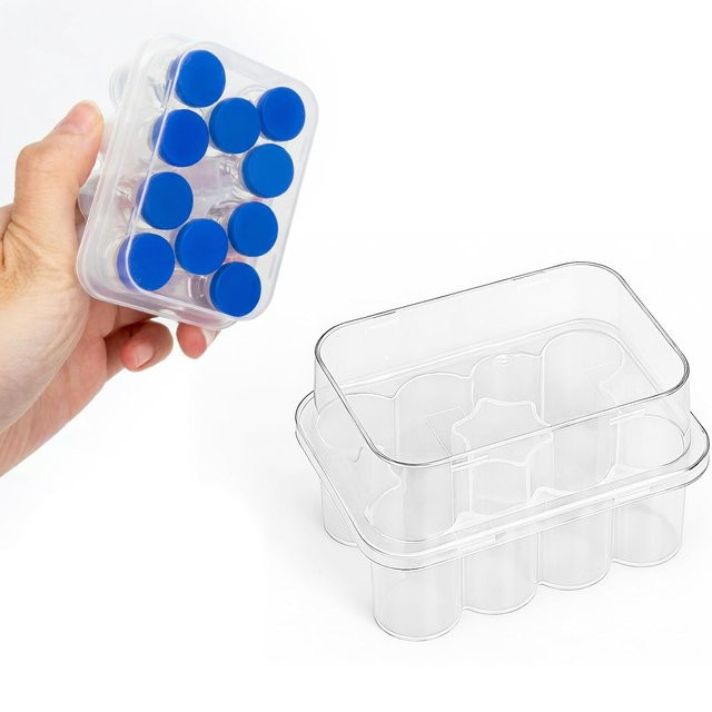 SUOLAER Peptid-Aufbewahrungsbox, 10-Fach Insulin- & Semaglutid-Fläschchenhalter - Bild 1