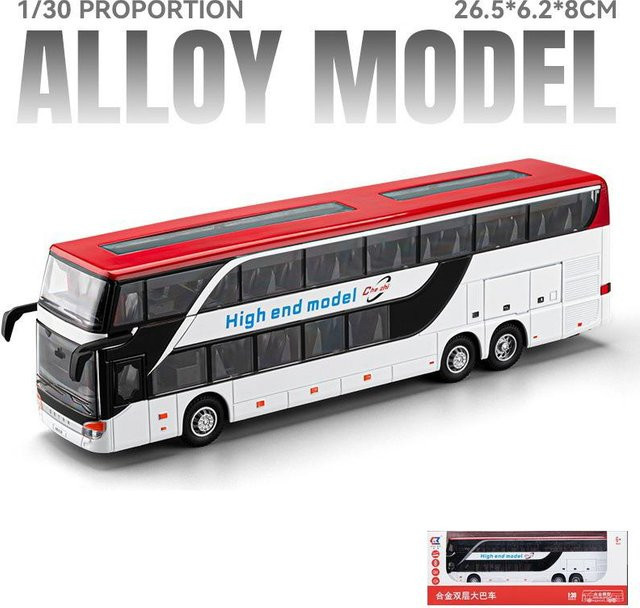 Fourall- Model Cars Setra Bus Spielzeugauto, 1:50, mit Ton und Licht, weiß - Bild 1