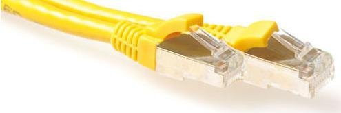 ACT CAT6A SFTP Patchkabel mit RJ45-Steckern Gelb, 25 m - Bild 1