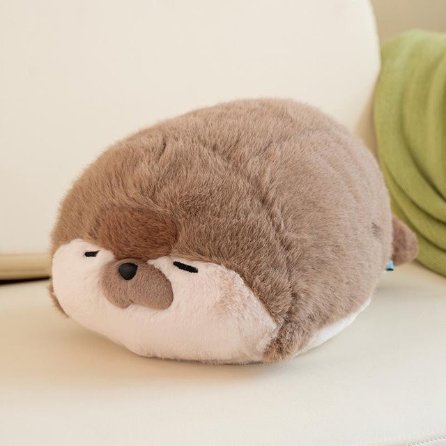 Kidsly Meerestiere Otter-Plüschpuppenkissen, Blau, ab 14 Jahren - Bild 1