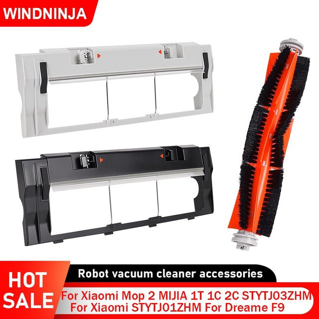Ersatz-Abdeckroller und Bürsten-Set für Xiaomi Mi Robot Vacuum Mopp 2 Mijia sowie Dreame F9 Roboterstaubsauger Zubehör - Bild 1