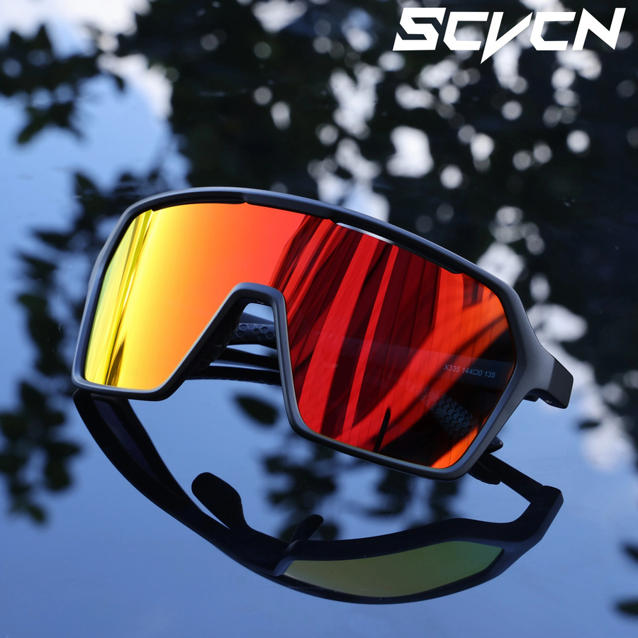 SCVCN Fahrradsonnenbrille, Unisex, Vollrand, Photochrome - Bild 2
