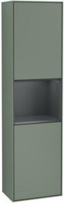 V&B Hochschrank Finion Wandbeleuchtung mit Glasfront und LED-Beleuchtung B: 41,8 cm, H: 151,6 cm - Bild 1