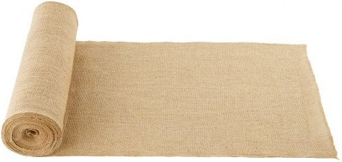 VEVOR Jute Stoffrolle Natur, B/L: 35,56 x 9,14 m - Bild 1