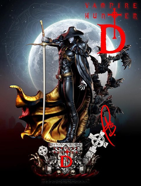 MODX Vampire Hunter D Modell Kit Miniatur Diorama 1/24 Harz - Bild 1