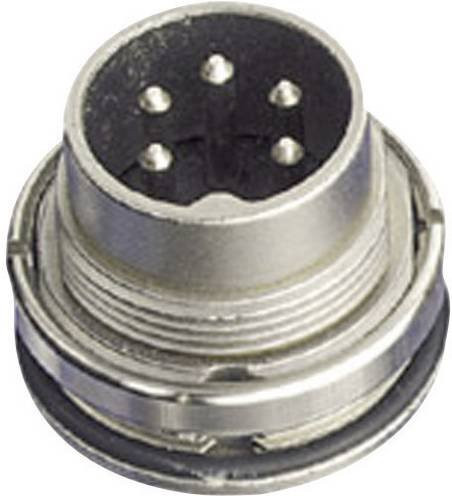 Amphenol C091 31W006 100 2 Rundstecker Einbau-Stecker aus Metall in Silber mit 6 Polen - Bild 1