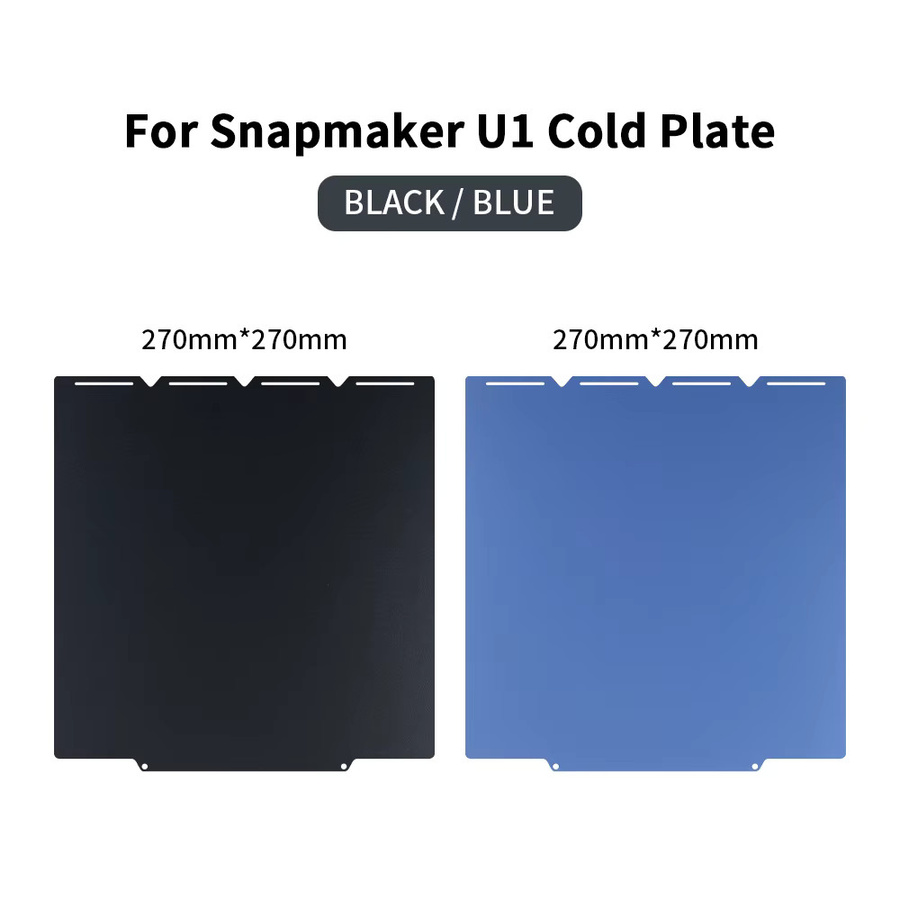 Snapmaker U1 Kalte Bauplatte für PLA und PETG, B: 27 cm x B: 27 cm - Bild 3