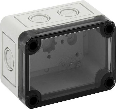 Spelsberg TK PS 97-6-tm Installations-Gehäuse aus Polycarbonat und Polystyrol in Lichtgrau RAL 7035, B/T/H: 9,4 x 6,5 x 5,7 cm - Bild 1
