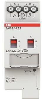 ABB Schaltaktor SA/S2.10.2.2 2fach 10A in Weiß - Bild 1