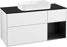 V&B Waschtischunterschrank Finion in Weiß, Breite: 120 cm, Tiefe: 50,1 cm, Höhe: 50,1 cm - Bild 1