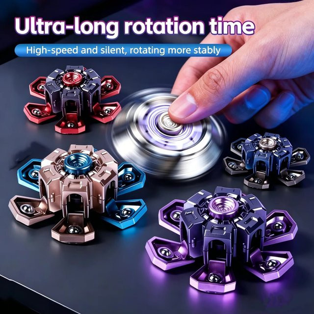 Meade DIY Teleskop-Handspinner, Fidget-Spielzeug, rot - Bild 1