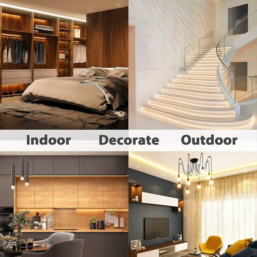 CENFAYA Neon LED-Streifen mit Homekit und Wifi, dimmbar, wasserdicht, CCT Farbtemperatur 3000-6500K, Farbe: Weiß, 12V - Bild 4