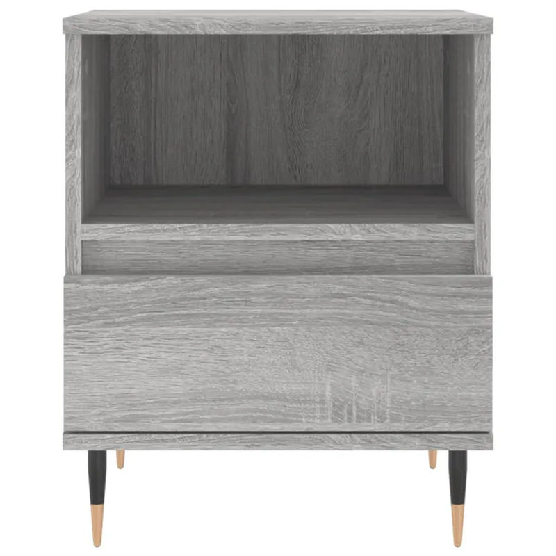 Vidaxl Nachttische 2er-Set in Grau, modern und klassisch, B/T/H: 40 x 35 x 50 cm - Bild 4