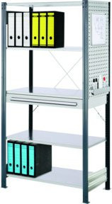 Kappes Steckregal RasterPlan Mod. 2 in Anthrazit RAL 7016, B/T/H: 200 x 100 x 50 cm - Bild 1