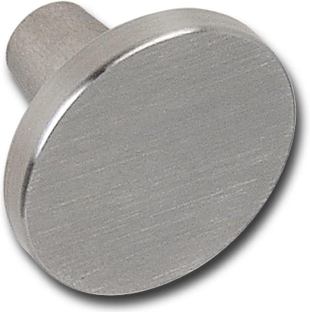 Technik Team Möbelknopf Epona in Edelstahl Gebürstet, Farbe Silber, Durchmesser: 3 cm, Tiefe: 2,2 cm - Bild 1