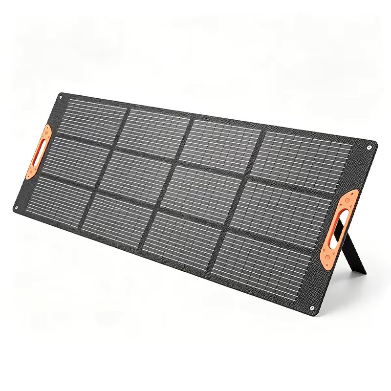 CHUBAN 2 Stück Tragbare Solarpanels 200W Faltbares Monokristallines Solarladegerät IP68 Wasserdicht Schwarz für Camping und Wohnmobil - Bild 7