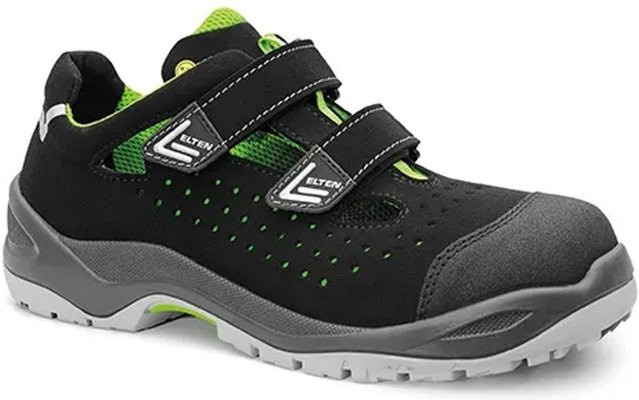 Elten Sicherheitssandale Impulse Green Easy ESD S1P in Größe 46, Farben: Green, Grey, Black - Bild 1