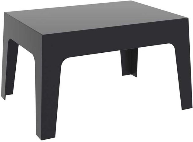 TPFLiving Boost Tisch in Schwarz, stapelbarer Kunststofftisch für Garten und Terrasse - Bild 1