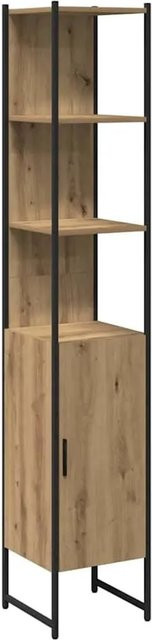 vidaXL Badezimmerschrank mit Regal in Artisan-Eiche, Braun, B/T/H: 33 x 33 x 185,5 cm - Bild 1