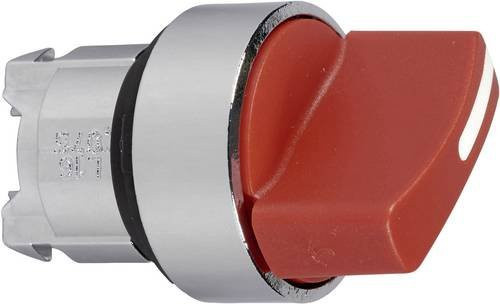 Schneider Electric ZB4BK1243 Leuchtwahlschalter-Frontelement Drehschalter mit 2 x 90° Drehentriegelung in Rot - Bild 1