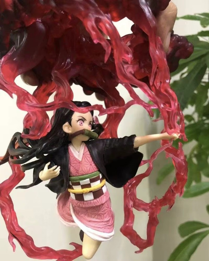 Bandai Demon Slayer Nezuko Kamado Exploding Blood Figur, 16 cm - Bild 3