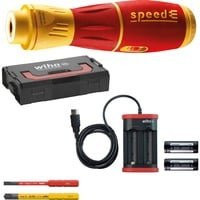 Wiha speedE II electric E-Schraubendreher-Set 591T101 in Rot-Gelb mit Akku - Bild 1