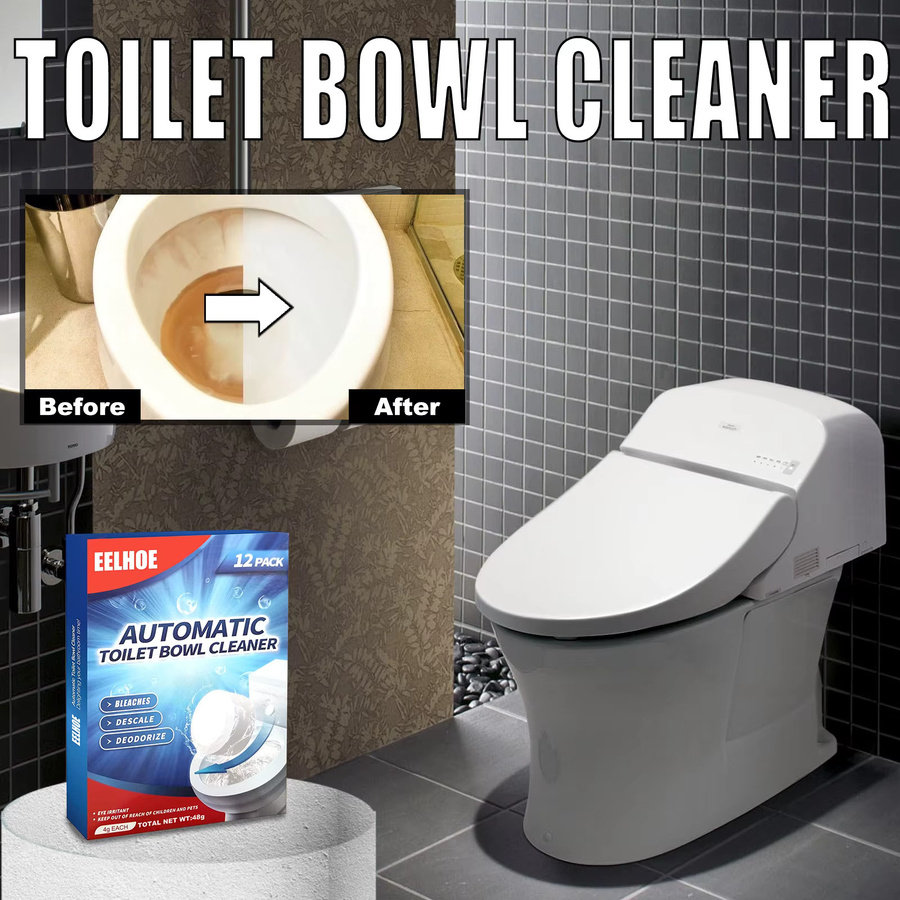 eelhoe Toilettenreiniger Brausetabletten zur Entfernung von Urinflecken und Gerüchen in Blau - Bild 3
