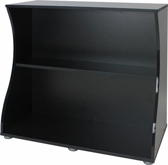 Fluval Aquariumunterschrank Flex 123 in Schwarz offen B: 123 cm, H: 83 cm, T: 42 cm - Bild 1
