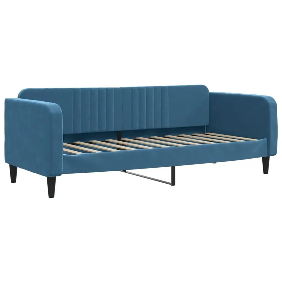 vidaXL Tagesbett Blau aus Samt B/T/H: 200 x 80 x 75 cm - Bild 2