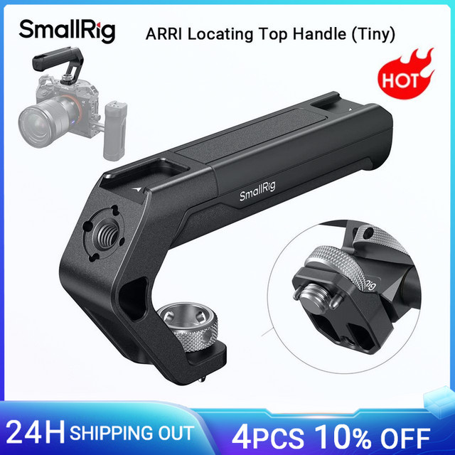 SmallRig ARRI Top Handgriff Tiny Schwarz mit Cold Shoe für SONY und Nikon Kamera Käfige - Bild 1