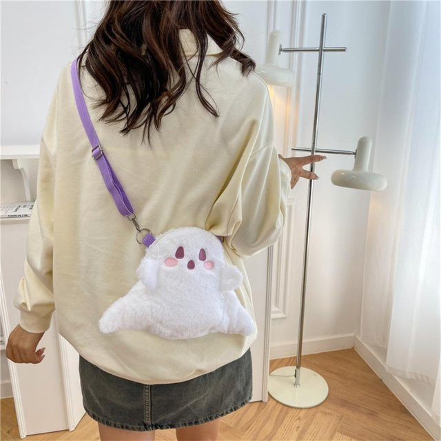 Kleiner Geist Plüschrucksack, 3D Plüschpuppe, Umhängetasche - Bild 1