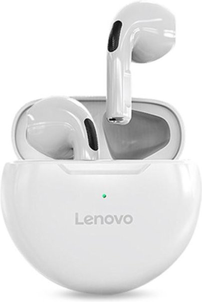 Lenovo HT38 TWS In-Ear Kopfhörer mit Bluetooth 5.0 und Mikrofon in Weiß - Bild 1