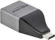 Delock USB-C zu Gigabit Ethernet Netzwerkadapter in Grau (64118) - Bild 2
