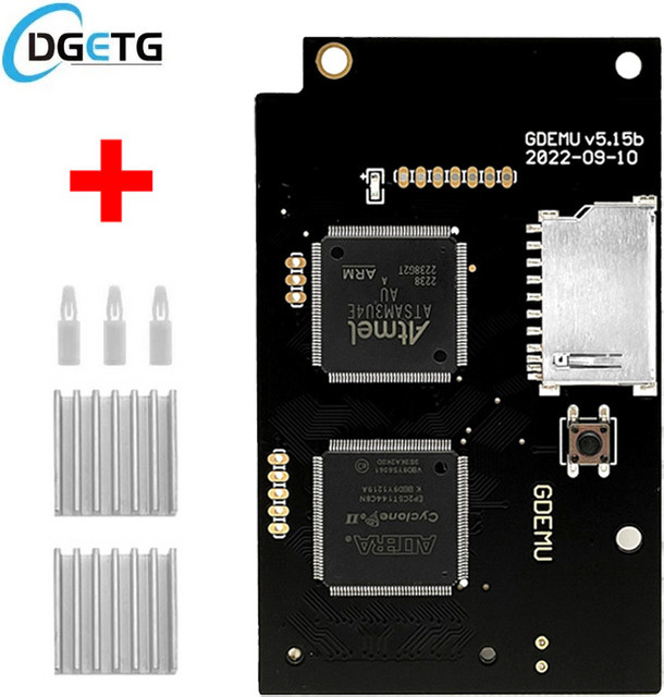 DGETG GDEMU 5 15b Emulationsplatine für optisches Laufwerk als SD-Erweiterungszubehör für die Dreamcast VA1 Videospielkonsole in Schwarz - Bild 1