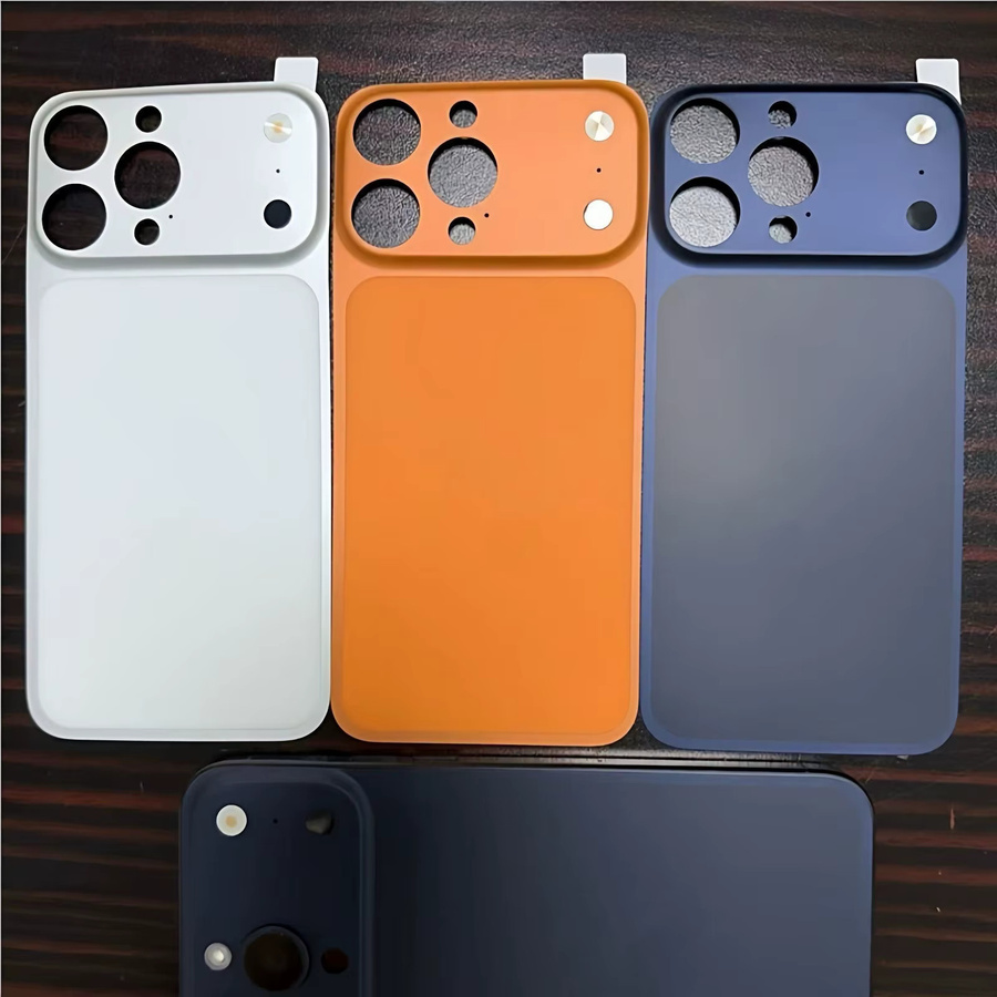 Farbige rückseitige Schutzfolie für Apple iPhone 17 16 15 14 13 Pro Max in Orange - Bild 2