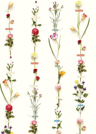 Eijffinger Tapete Flower Garland Multicolor Non-Woven - Bild 1