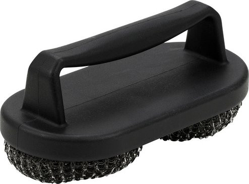 Mr. GARDENER Grillbürste aus Edelstahl in Schwarz, Breite: 20 cm - Bild 1