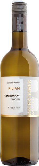 Becksteiner Winzer Kilian Chardonnay Weißwein, trocken, Baden, 2024, 0,75 l - Bild 1