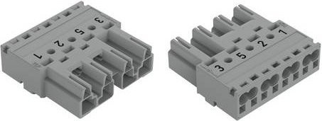 WAGO 770-254/081-000 Steckverbinder Grau 50 Stück - Bild 1