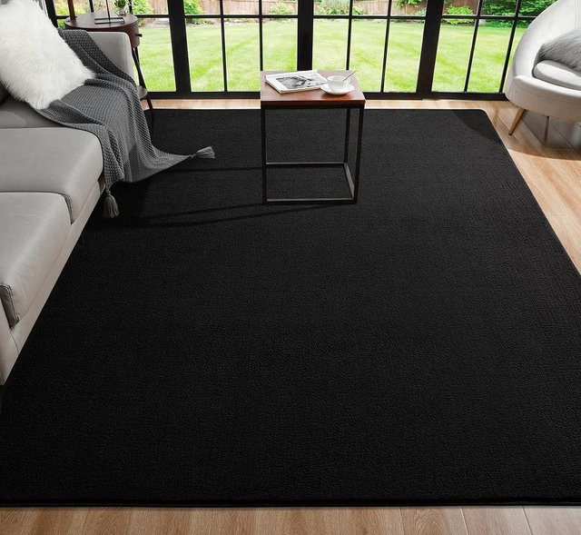 Miniso Disney Teppich in Schwarz und Grau, weicher und rutschfester Bodenteppich für Wohnzimmer oder Kinderzimmer, B: 120 cm, T: 80 cm - Bild 1