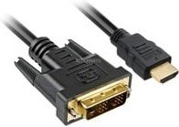 Sharkoon Adapterkabel HDMI auf DVI in Schwarz (3,0 m) - Bild 1