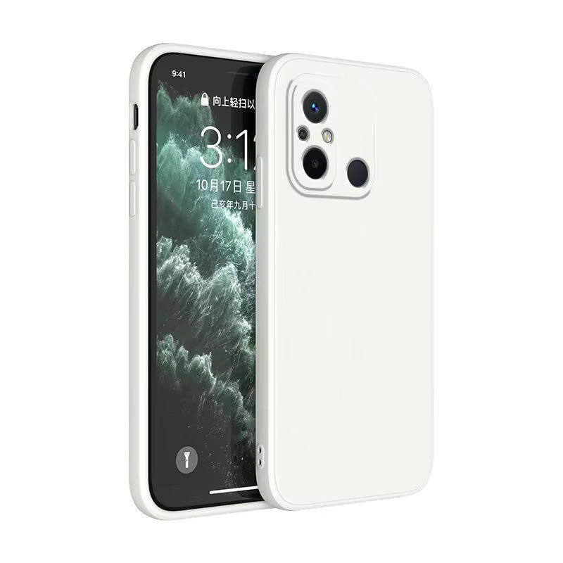 Sturzsichere Silikon Handyhülle für Xiaomi Redmi 12C in Schwarz - Bild 4