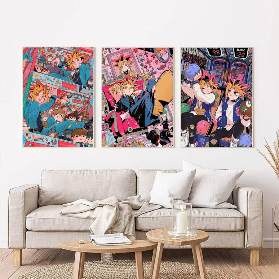 Selbstklebendes und wasserfestes Yu-Gi-Oh Poster von Bilibili in Mehrfarbig, Rechteckig - Bild 1