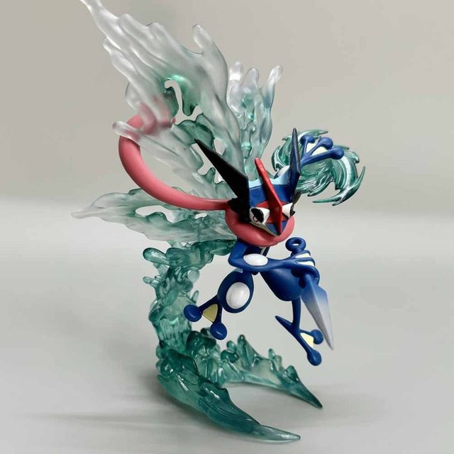 Bandai Pokémon Ninja Frog Move Art Gallery Puppe, Kunststoff - Bild 1